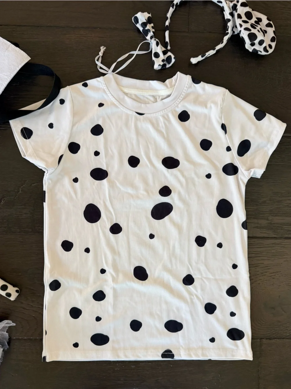 Dalmatian Spot Kids Costume Set - Black & White